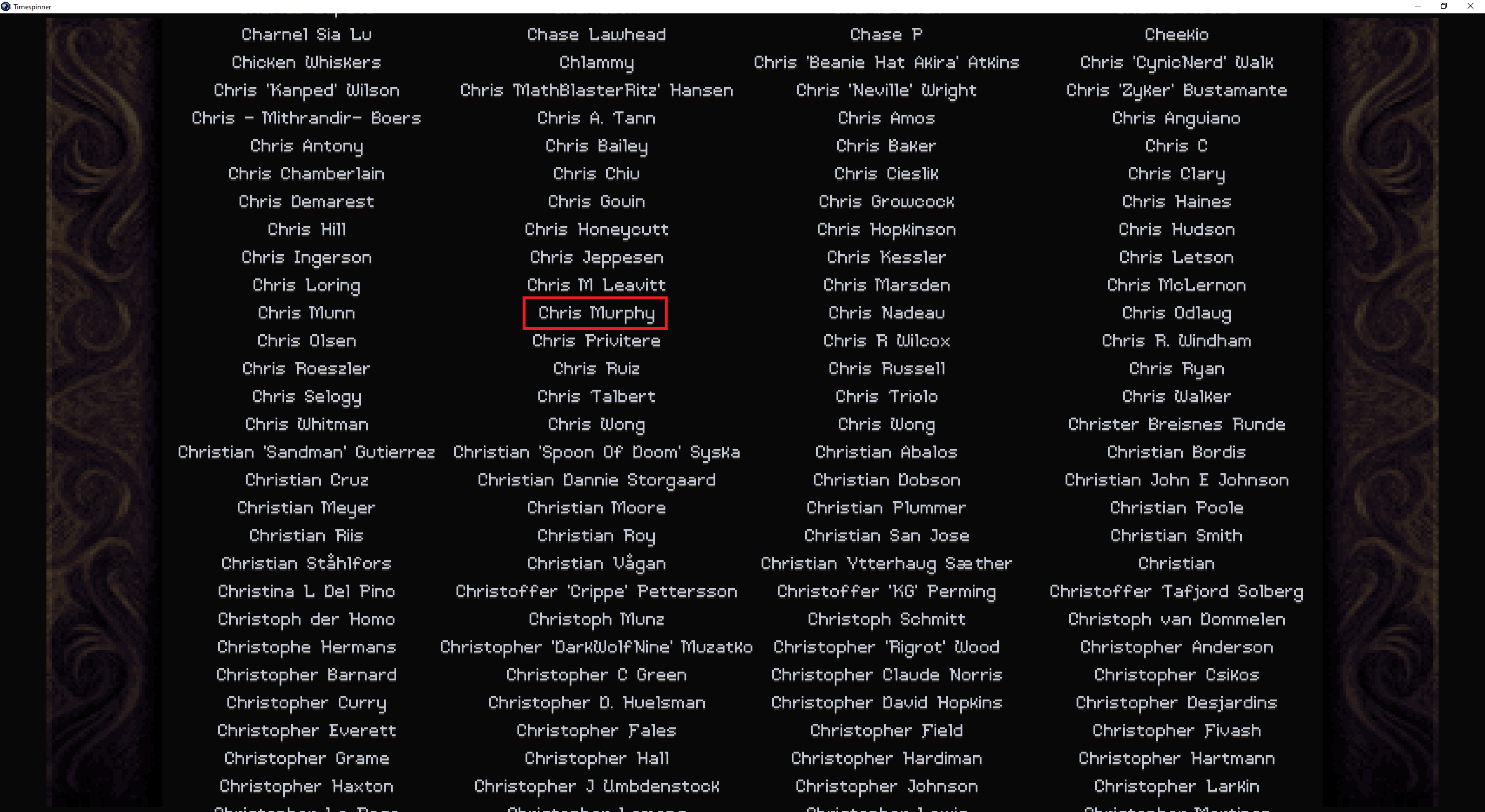 Timespinner - Name in Credits